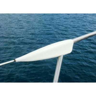 2pcs Sail Defender Lifeline Cover 32x7x4,5cm White MT3840054