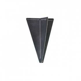 Cono di segnalazione in policarbonato nero antiriflesso h470mm N120284103210-5%