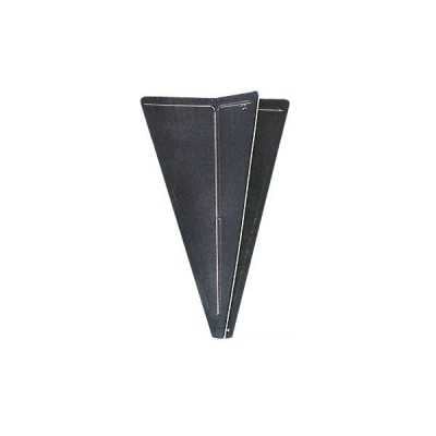 Cono di segnalazione in policarbonato nero antiriflesso h470mm N120284103210-5%