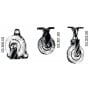 Movable sheave 50mm with bridge OS0330100