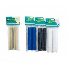 Sail repair patch kit with 2 tapes 24x37cm Dacron White colour OS1038500BI