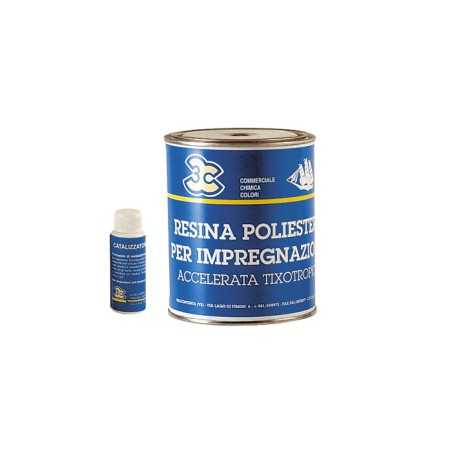 Resina Poliestere 375ml con catalizzatore per impregnazione accelerata N70749900010-5%