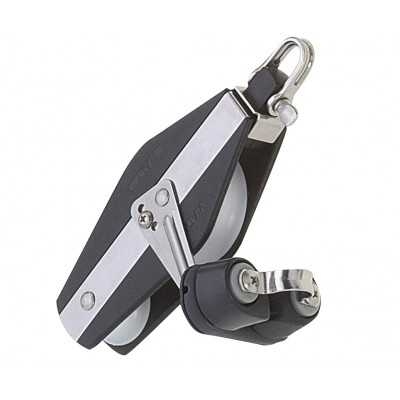 Viadana Double Fiddle Block with becket Cam & Swivel Head Pulley 45mm OS5508010