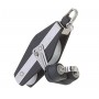 Viadana Double Fiddle Block with becket Cam & Swivel Head Pulley 45mm OS5508010