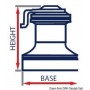 Ocean South Copriwinch 228X200mm Blu per Winch Tipo Self-tailing OS6809809-18%
