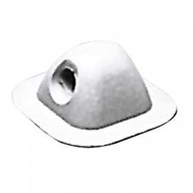Passacima grigio in EPDM 96x96mm Foro d18mm per battelli pneumatici OS6607044-18%