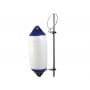 Portaparabordi in acciaio inox singolo 230mm con 1 anello OS3311260-0%