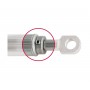 Molla a gas in acciaio inox Aperto 377mm Corsa 132mm Reazione 70kg OS3801003-18%