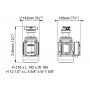 Marco UP1/AC Pompa a girante in gomma 30l/min 220V 50Hz 3,3A MC1620011C-30%