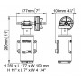 Marco UP10-XA 24V 5A Stainless Steel Pump for weed killers 18l/min 16440312