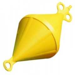 Gavitello biconico 64 Lt D520xH1070mm Giallo LZ30631-10%