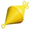 Gavitello biconico 64 Lt D520xH1070mm Giallo LZ30631-10%