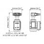 Marco VP45/AC Pompa a palette 35l/min 230V 50Hz 0,8A con valvola by-pass MC1660301C-30%
