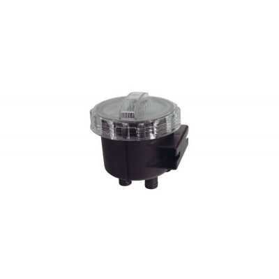 Seawater strainer in polycarbonate L125xh115mm Pots Ø16mm MT4132216