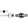 Raccordo in linea in nylon 18mm per tubazioni acqua N40737601504-0%