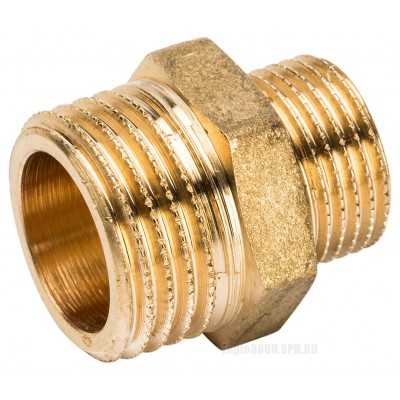 Nipples doppio in ottone Filetto 3/8 pollici N40737601533-0%