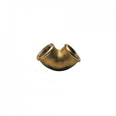 Curva 90° in ottone Femmina-Femmina Filetto 1-1/2 pollici N40737601632-0%