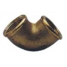 Gomito 90° in ottone Femmina-Femmina Filetto 1 pollice N40737601634-0%