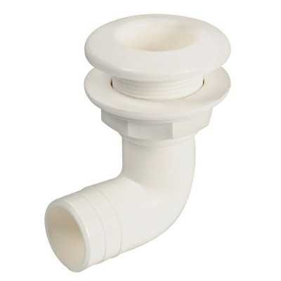 Scarico a mare in plastica con gomito 90° 1-1/2 pollici N42038202458-0%