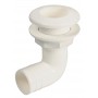 Scarico a mare in plastica con gomito 90° 1-1/2 pollici N42038202458-0%