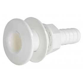 Scarico a Mare in Plastica Bianca da 1/2 pollici con Portagomma 15mm N42038202470-0%