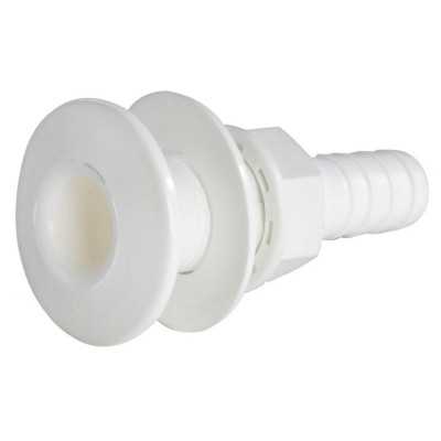 Scarico a Mare in Plastica Bianca da 1 pollice con Portagomma 25mm N42038202472-0%