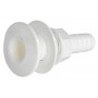 Scarico a Mare in Plastica Bianca da 1 pollice con Portagomma 25mm N42038202472-0%