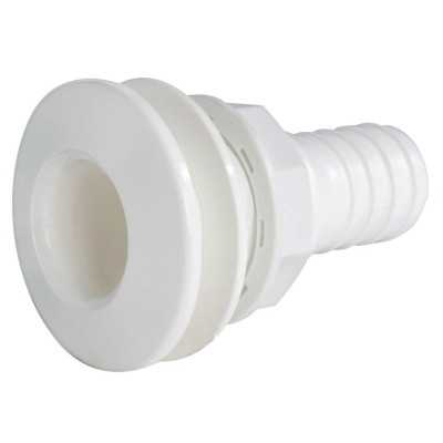 Scarico a Mare in Plastica Bianca da 2 pollici con Portagomma 51mm N42038202475-0%