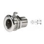 Scarico a mare inox lucido Filetto 1 pollice con anello di collegamento di massa N42038228321-0%