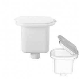 Contenitore a scomparsa con tappo 125x90mm Bianco N42737301980B-5%