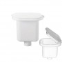 Contenitore a scomparsa con tappo 125x90mm Bianco N42737301980B-5%