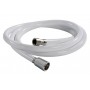 Tubo Doccia in PVC bianco 2.5m Raccordi terminali 1/2 F + 3/8 F N42737323264-0%