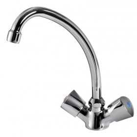 Hot/Cold Mixer Tap Fitted with Swivelling Spout Vertical size 200mm Arm 160mm N44237904098