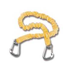 Cinghia elastica con 2 moschettoni inox 100-190cm Carico rottura 2000kg N90683708463-10%