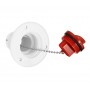 Imbarco Benzina 38mm a filo in plastica bianca N82735500399B-5%