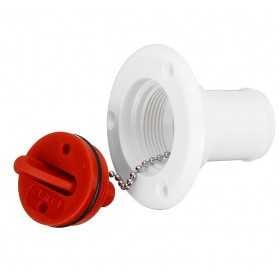 Imbarco Benzina 50mm a filo in plastica bianca N82735500400B-5%