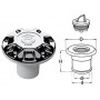Tappo per carburante in plastica cromata 50mm N82735506003-15%