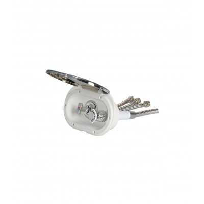Box doccia Oval con miscelatore e doccia Mizar Tubo 2,5mt Cromato OS1524030-0%