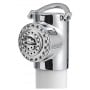 Classic Evo deck shower with Mizar head Lid finish white Hose 2,5m OS1525000