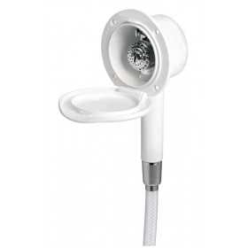 Classic Evo deck shower with Mizar head White Hose 4m bulkhead mounting OS1525004
