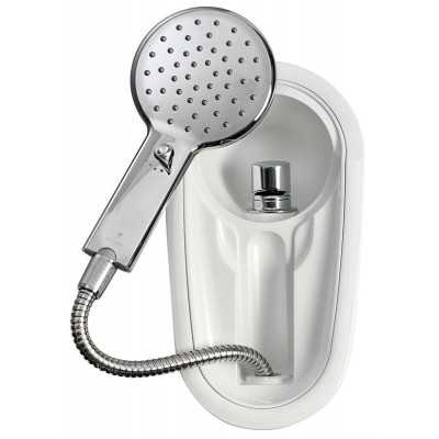 Adriana recess-fit deck shower Stainless Steel 4m Hose OS1548000