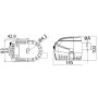 Pompa di sentina Europump II automatica G1100 24V 70l/min 2A OS1612406-18%