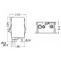 Grey water tank with Europump Auto pump 12V OS1613012