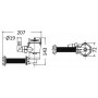 Europump 90° bulkhead pump fish tank aeration OS1616005