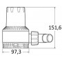 ATTWOOD 2000 Heavy-Duty bilge pump 12V 6.6A 130L/min OS1650512