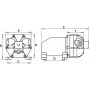 Europump 8 Self-primming Pump Fitted with 3 Valves 12V/5A 8l/min 2Bar OS1650912