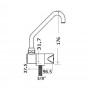 Swivelling faucet Slide series High Cold Water OS1704602
