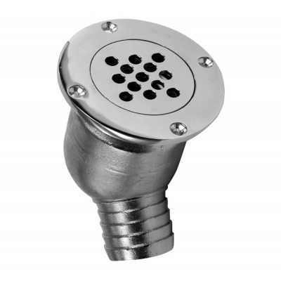 Scarico da pozzetto 45° con non-ritorno 92x40mm OS1711801-0%