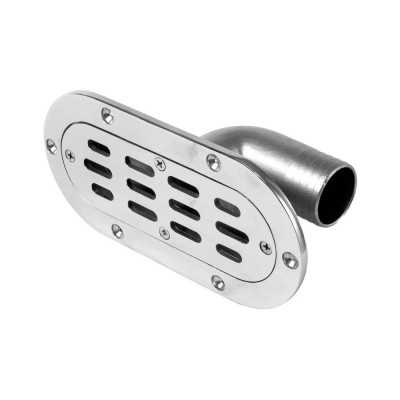 Scarico da pozzetto ovale 92x190mm Portagomma 38mm OS1711805-0%