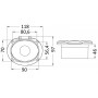 Elissa deck shower with mixer OS1723990